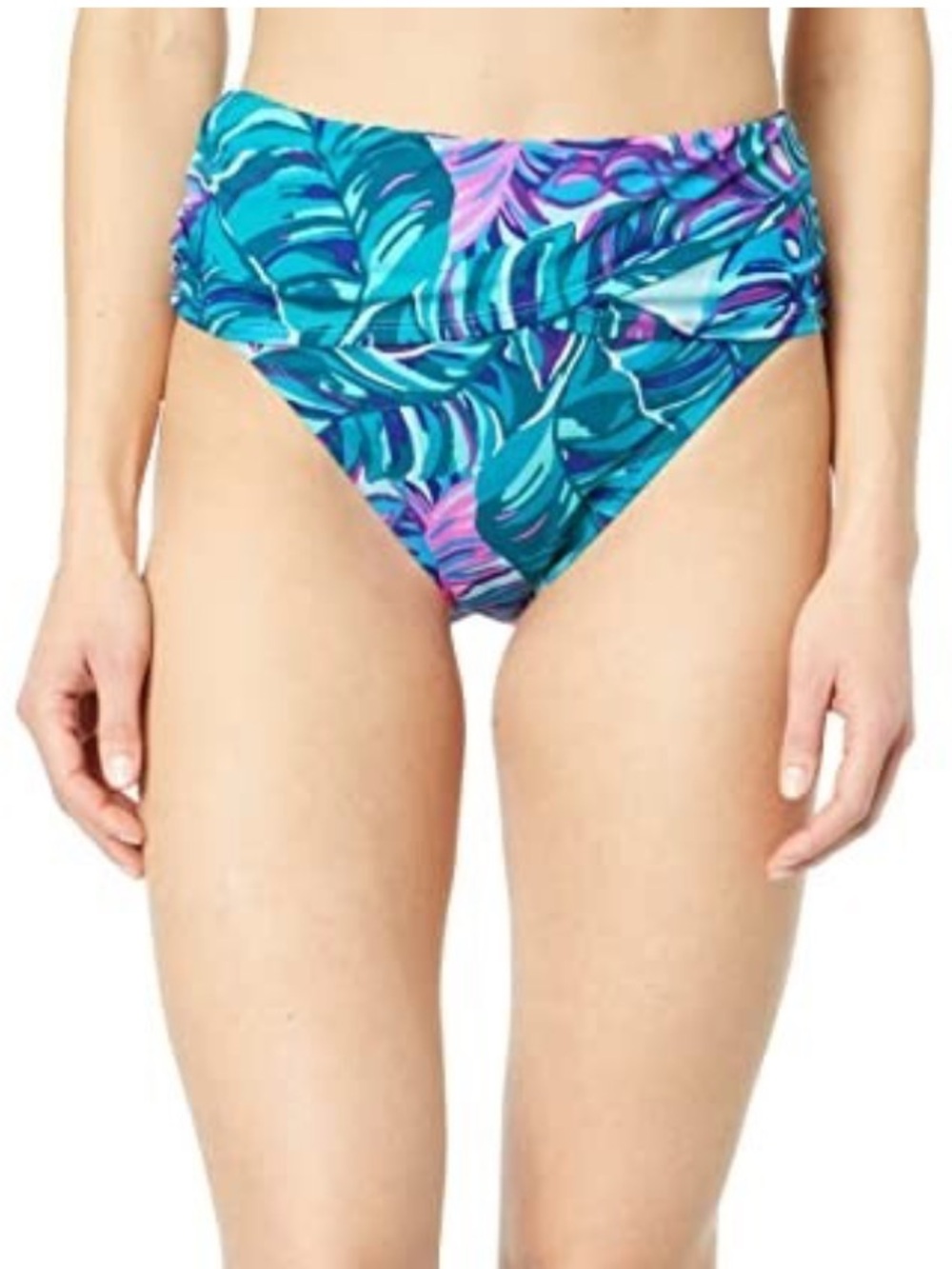 LILLY PULITZER Meechi Bikini Top, High-Waisted Lagoon Sarong Hipster Bottom Sz 4 - Picture 7 of 16